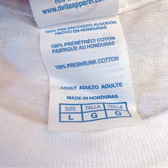 The Humane Society Pet Lover Graphic Tee Adult Large White Dog Cat Adopt Love - Picture 8 of 8